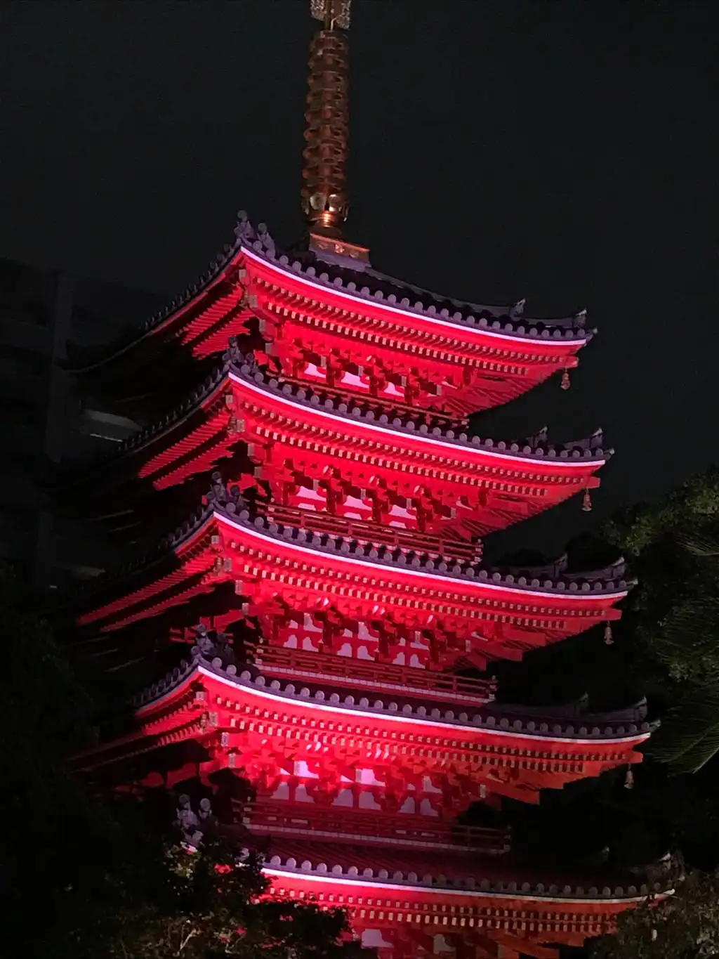 赤い東長寺画像