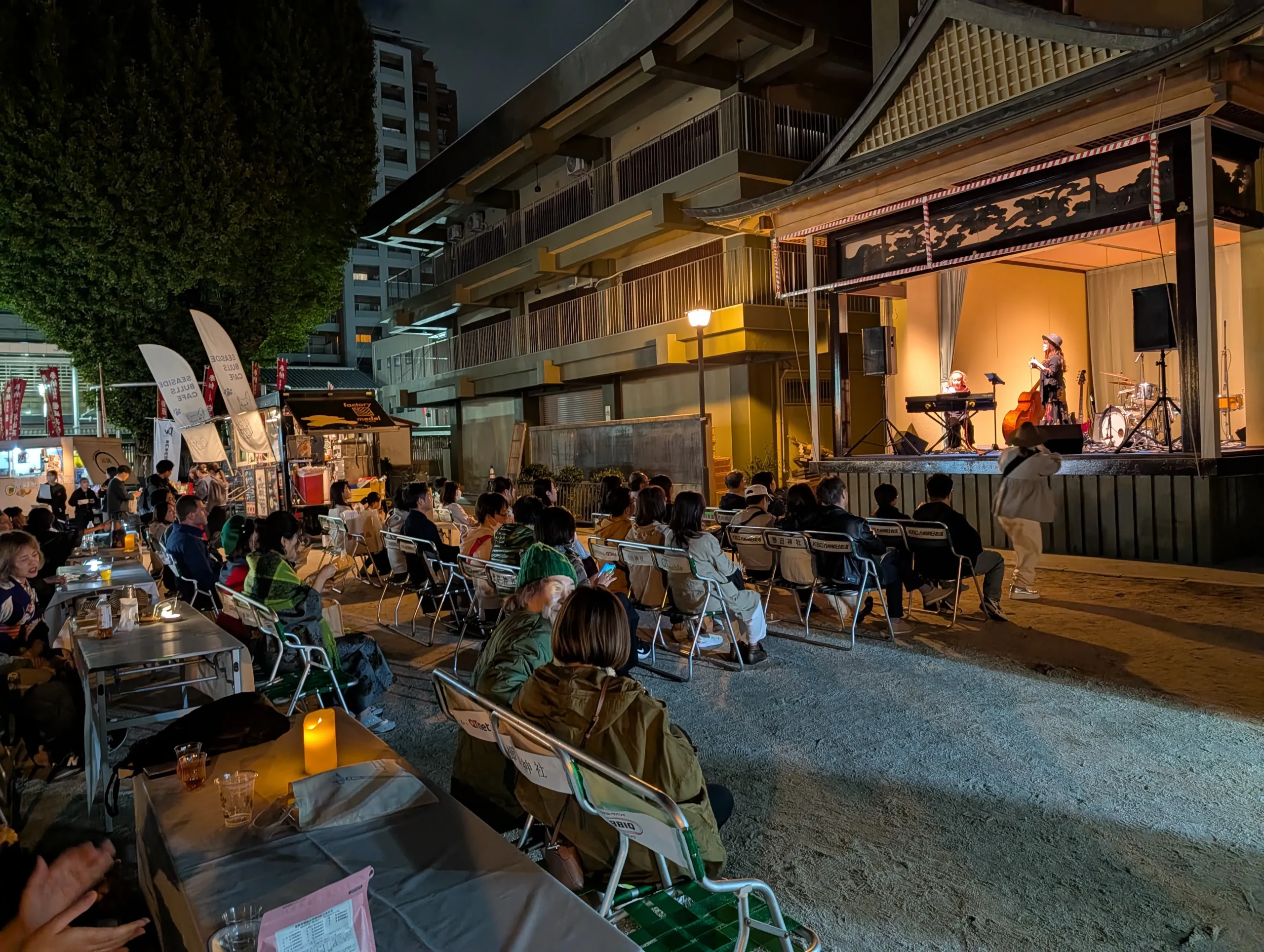 お櫛田フェスの会場風景